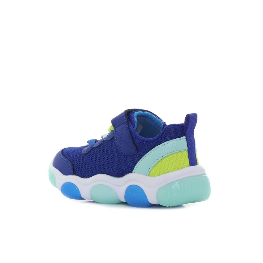 Skechers Mighty Glow villogó sötétkék baba cipő