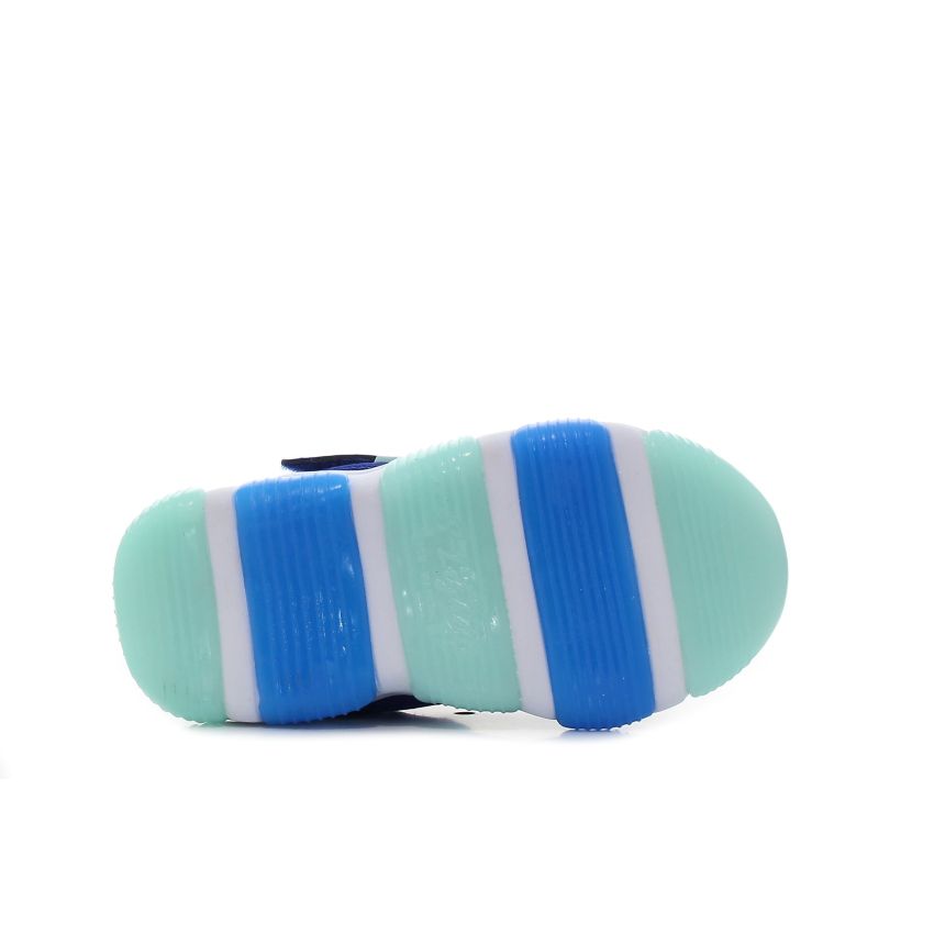 Skechers Mighty Glow villogó sötétkék baba cipő