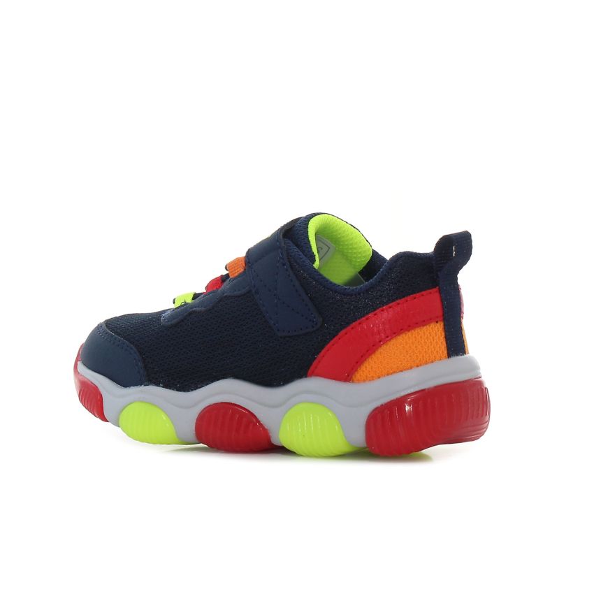 Skechers Mighty Glow villogó sötétkék baba cipő