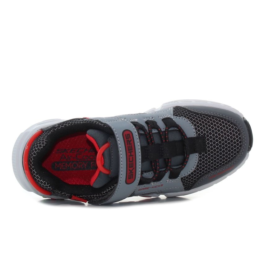 Skechers Game Kicks - Gametronix szürke gyerek cipő