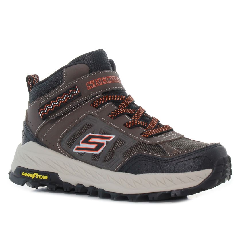 Skechers Fuse Tread - Trekor vízlepergető barna gyerek cipő