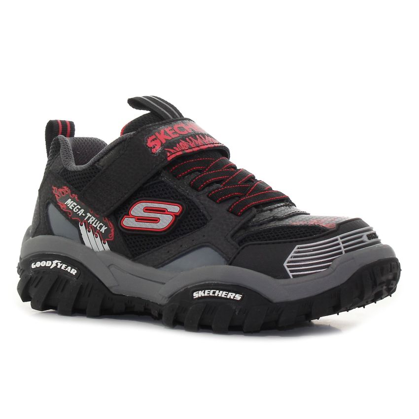 Skechers Turbo Speed fekete gyerek cipő