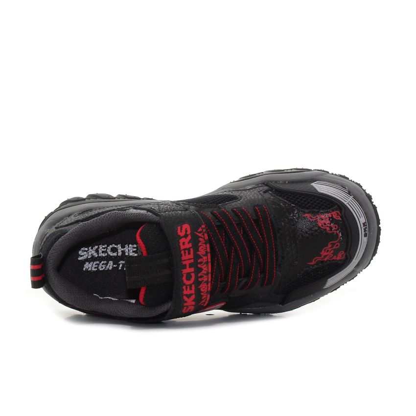 Skechers Turbo Speed fekete gyerek cipő