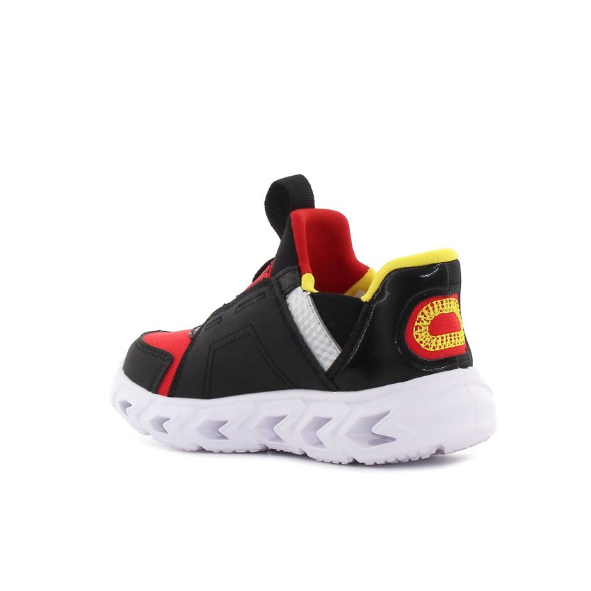 Skechers Slip-Ins - Hypno - Flash 2.0 - Brisk Brights villogó fekete baba cipő