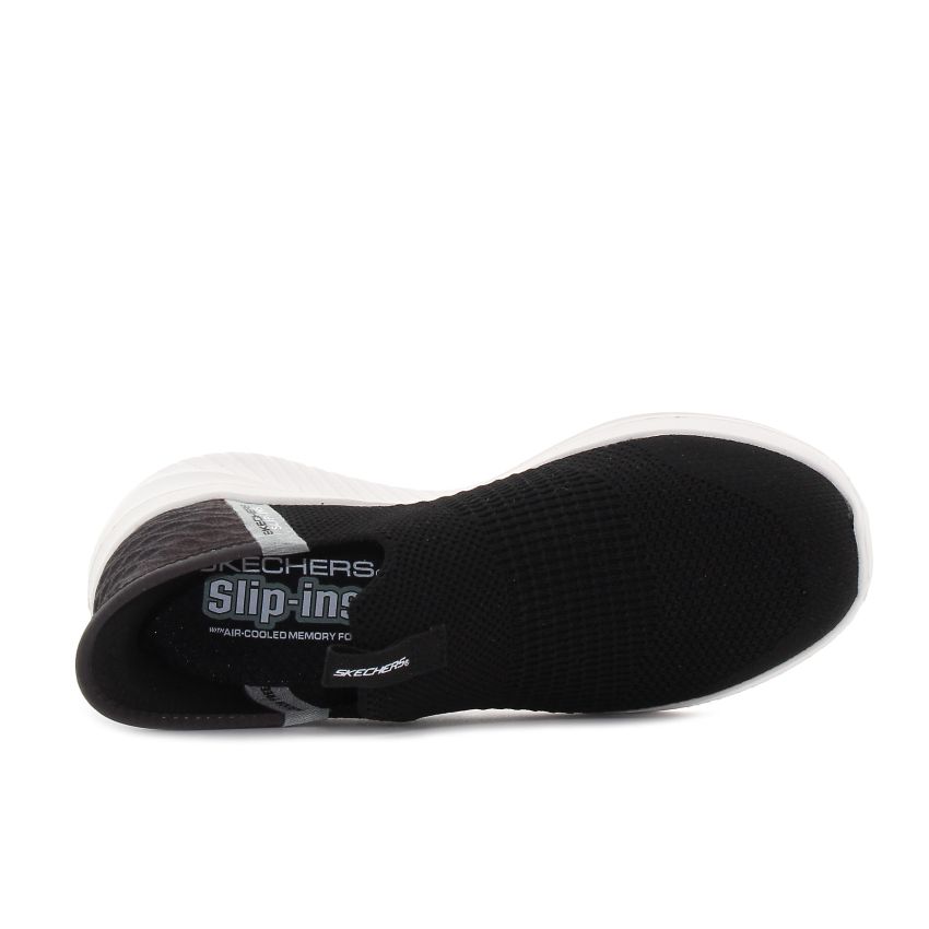 Skechers Slip-Ins - Ultra Flex 3.0 - Smooth Step fekete bebújós cipő