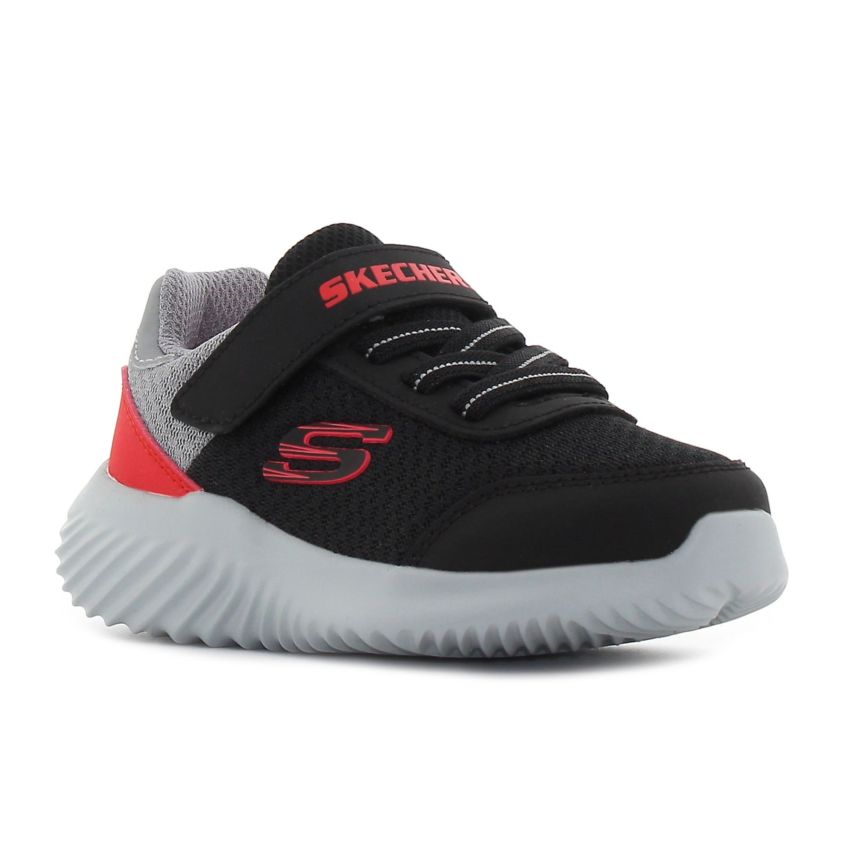 Skechers Bounder - Trekzic fekete baba cipő