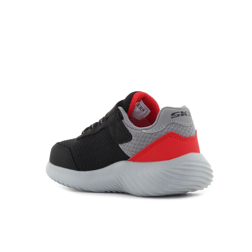 Skechers Bounder - Trekzic fekete baba cipő