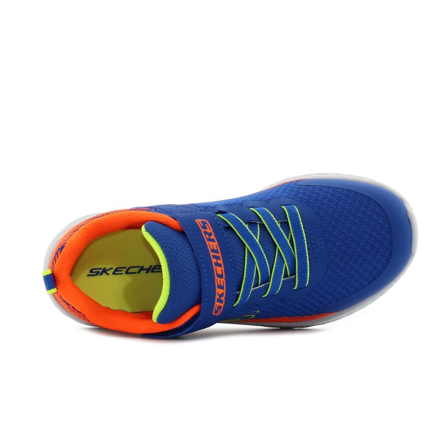 Skechers Microspec II - Zovrix kék gyerek cipő