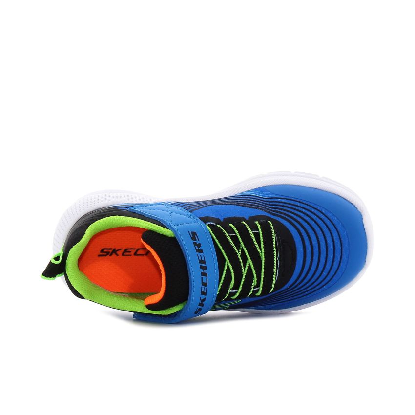 Skechers Microspec Advance kék baba cipő