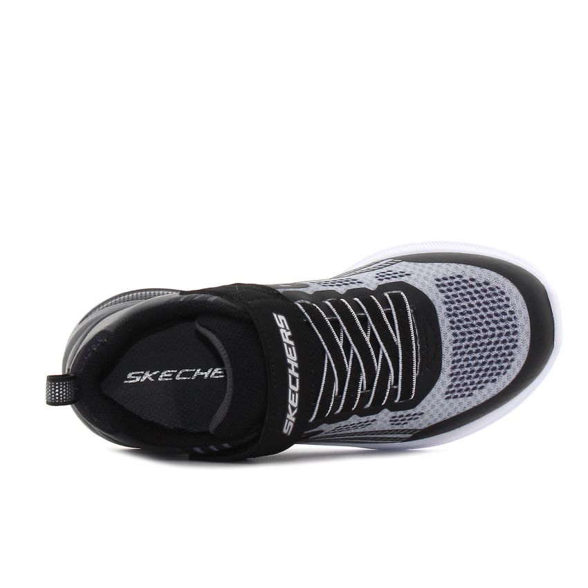 Skechers Microspec Max Advance fekete gyerek cipő