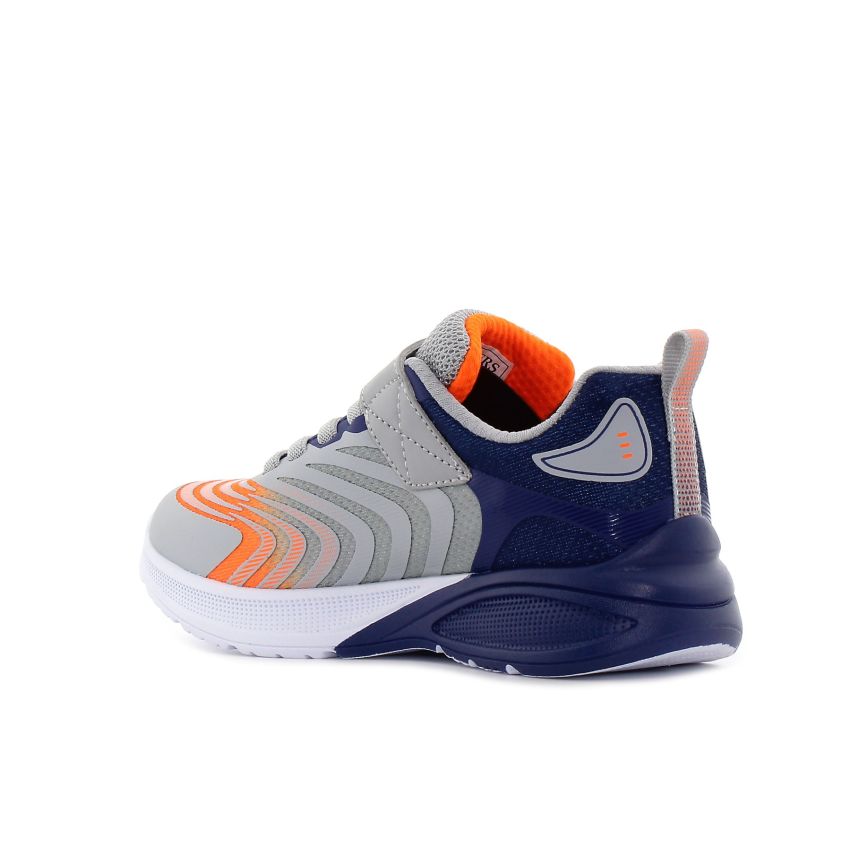 Skechers Microspec Max Advance - Vortivox szürke gyerek cipő