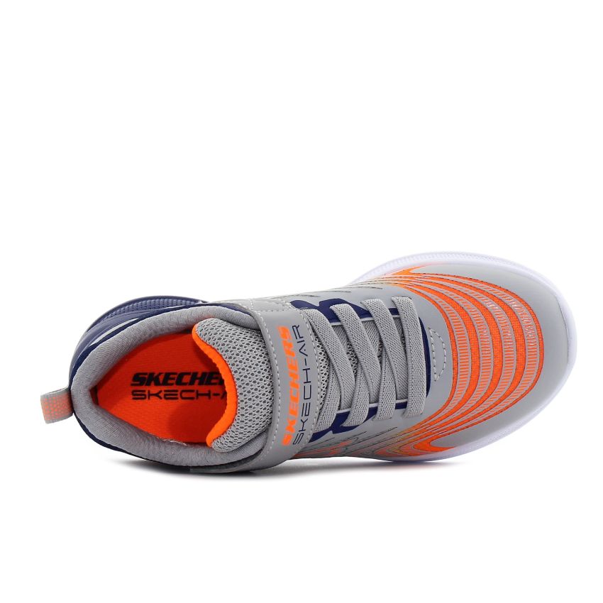 Skechers Microspec Max Advance - Vortivox szürke gyerek cipő