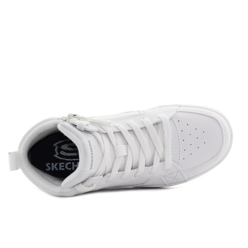 Skechers Smooth Street - Cozy Zip fehér gyerek cipő