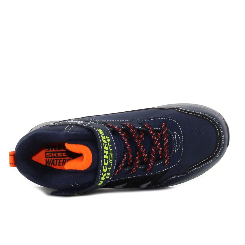 Skechers S-Lights - Storm Blazer - Glow Roam villogó sötétkék gyerek cipő