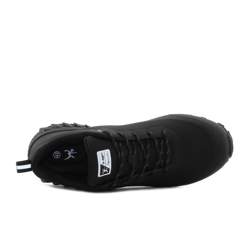 Knup - Soft Shell vízálló fekete férfi cipő