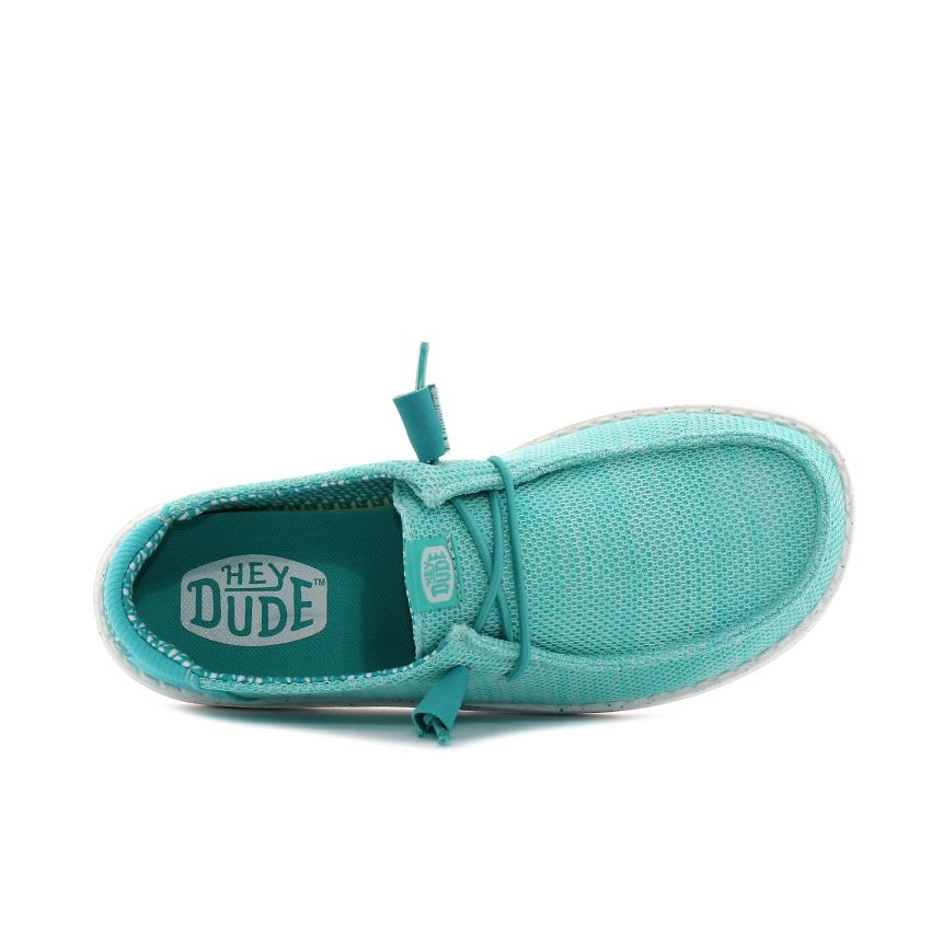 Hey Dude - Wendy Stretch Sox kék női mokaszin és vitorlás cipő