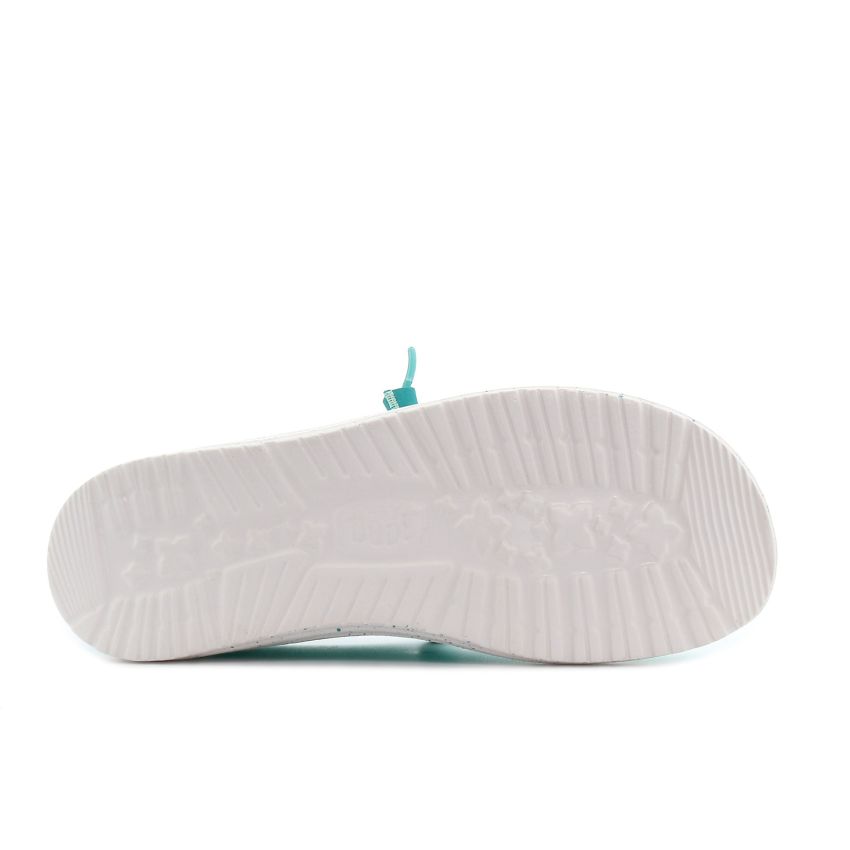 Hey Dude - Wendy Stretch Sox kék női mokaszin és vitorlás cipő