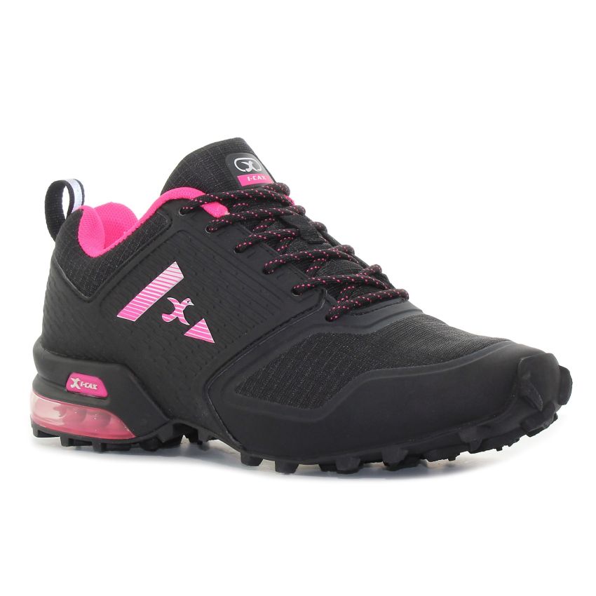 Knup I-Cax Stark fekete-pink női sneaker