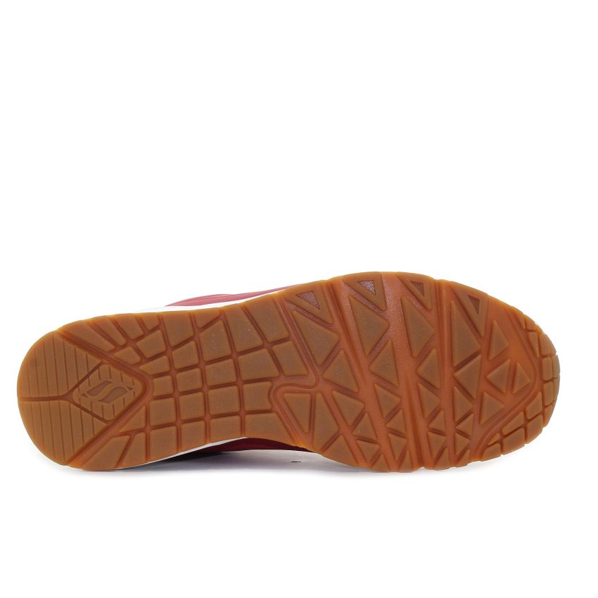Skechers Uno - Stand on Air bordó férfi cipő