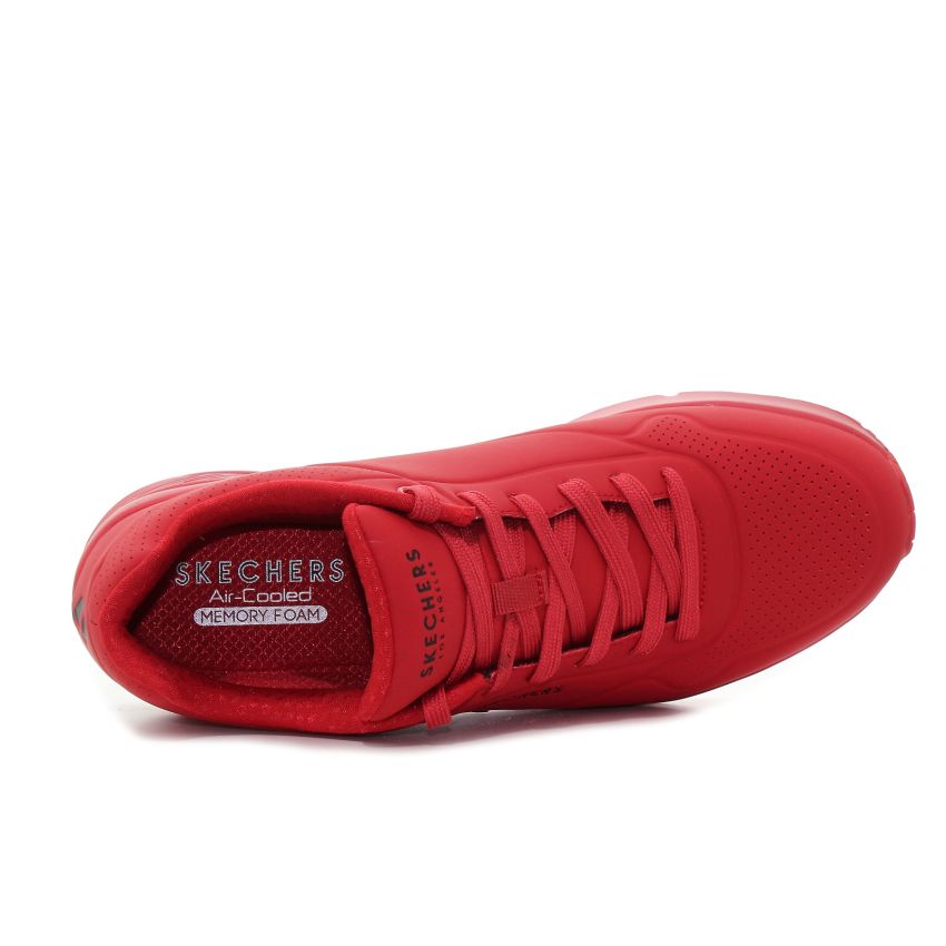 Skechers Uno - Stand on Air piros sneaker