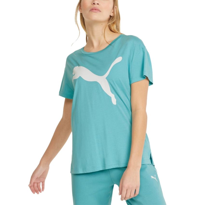 Puma RTG Logo kék női rövidujjú