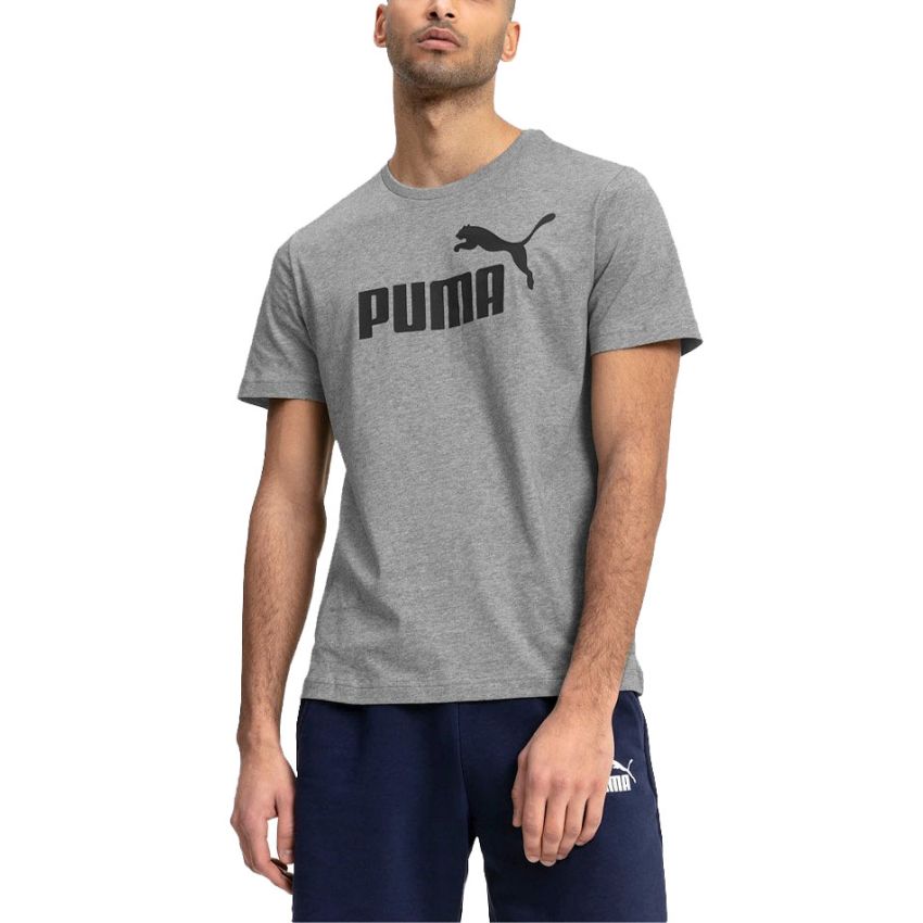 Puma ESS szürke férfi rövidujjú