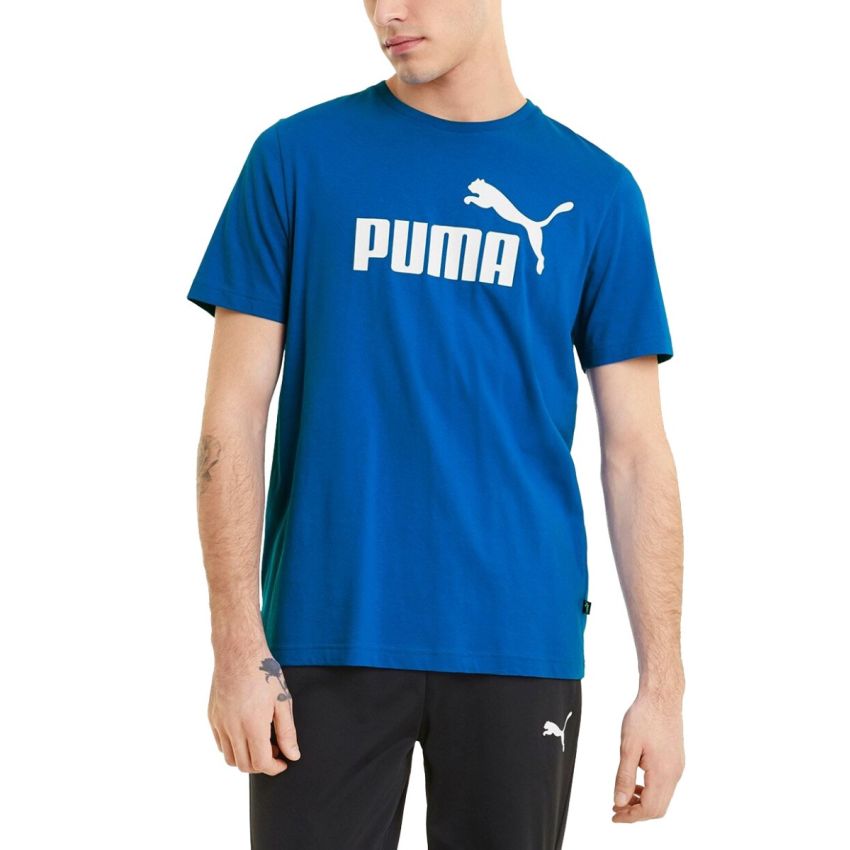 Puma ESS kék férfi rövidujjú