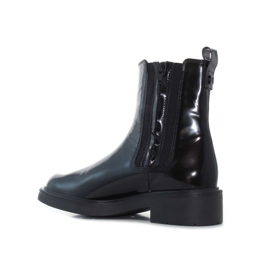 Högl Edward fekete női bokacsizma