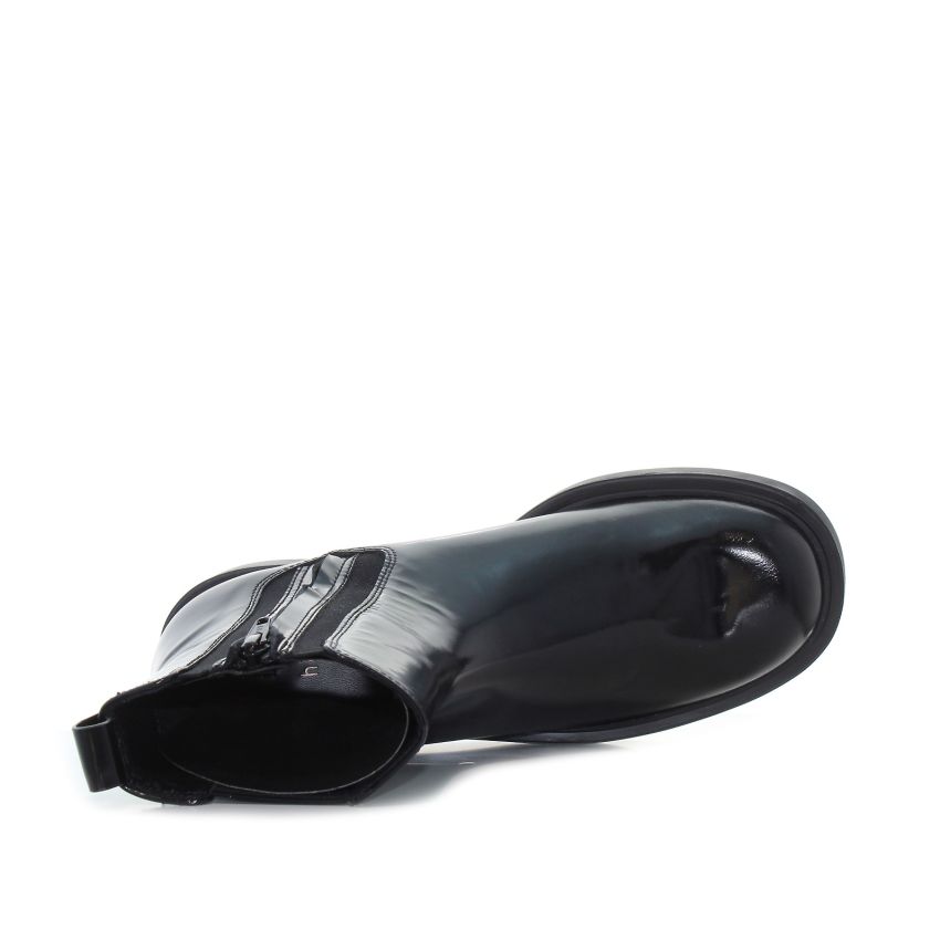 Högl Edward fekete női bokacsizma