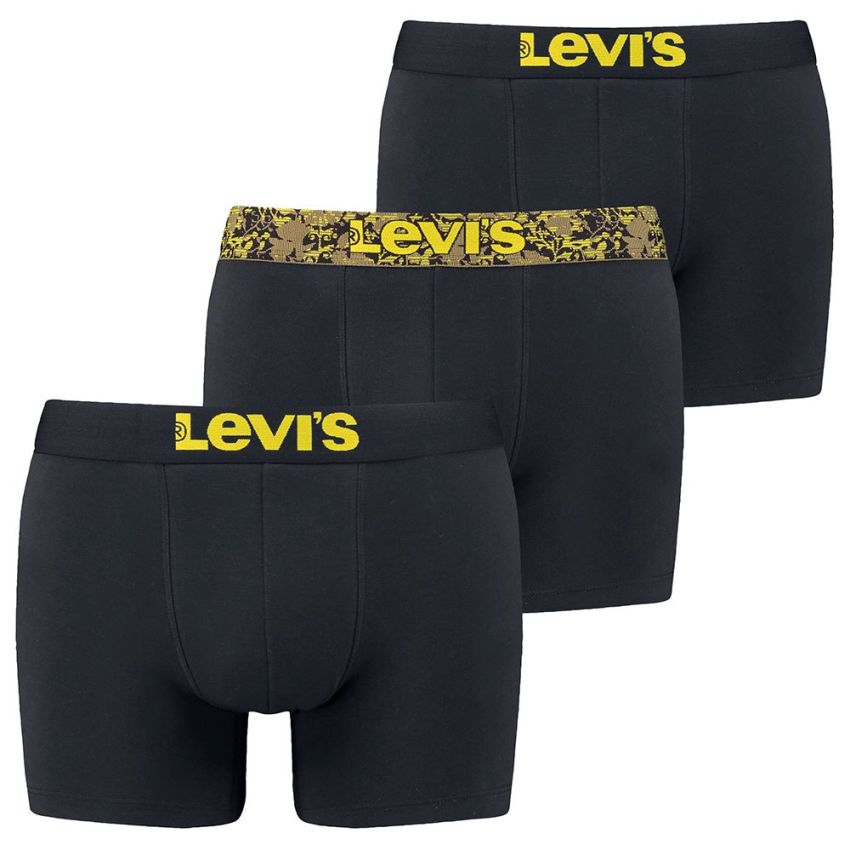 Levis fekete díszdobozos férfi alsónadrág szett