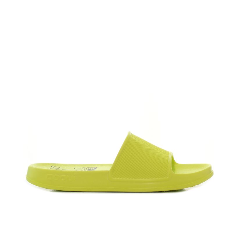 Coqui Tora neonzöld női papucs