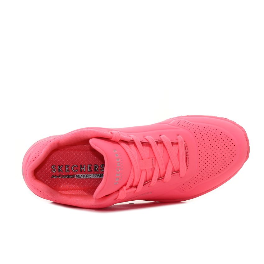 Skechers Uno - Stand On Air korall női cipő