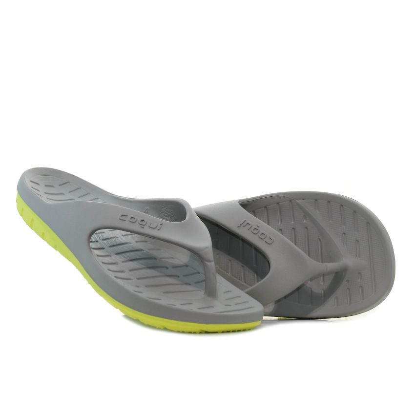 Coqui - Zucco szürke férfi papucs