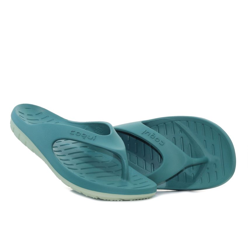 Coqui - Zucco zöld férfi papucs