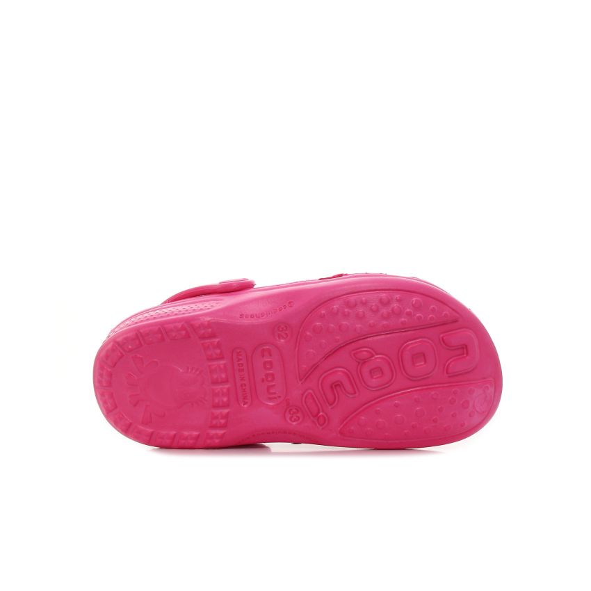 Coqui Big Frog magenta gyerek papucs