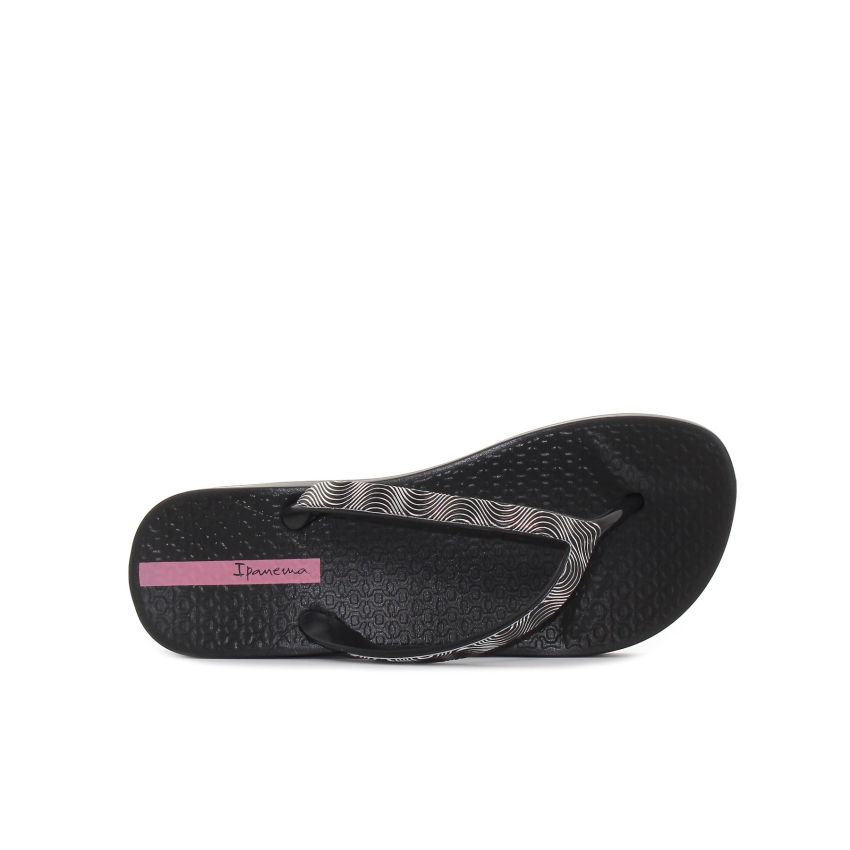 Ipanema Mesh X Plat fekete női papucs