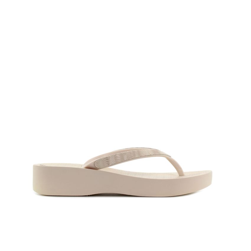 Ipanema Mesh X Plat bézs női papucs