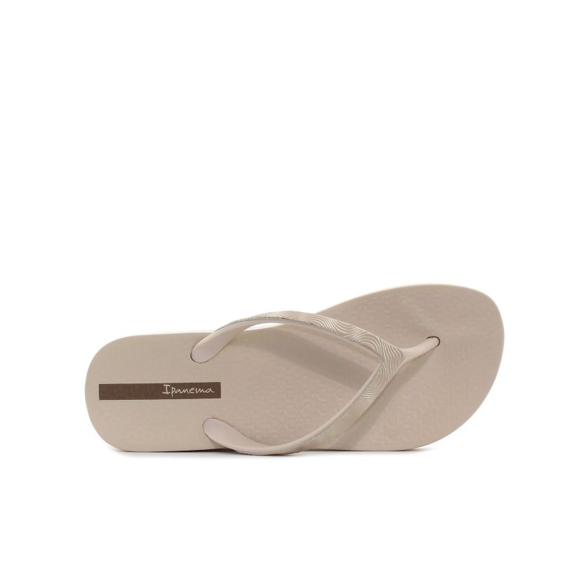 Ipanema Mesh X Plat bézs női papucs