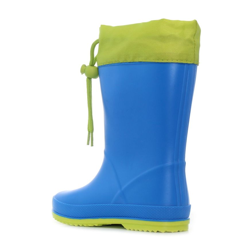 Coqui Rainy Collar Frog kék gyerek gumicsizma