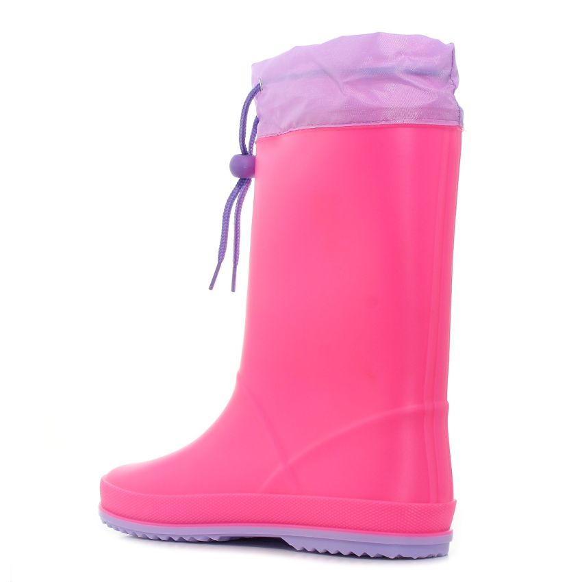 Coqui Rainy Collar rózsaszín gyerek gumicsizma