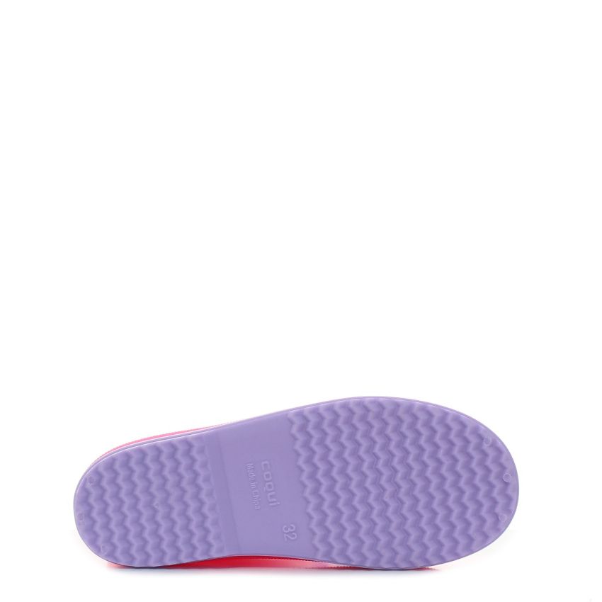 Coqui Rainy Collar rózsaszín gyerek gumicsizma