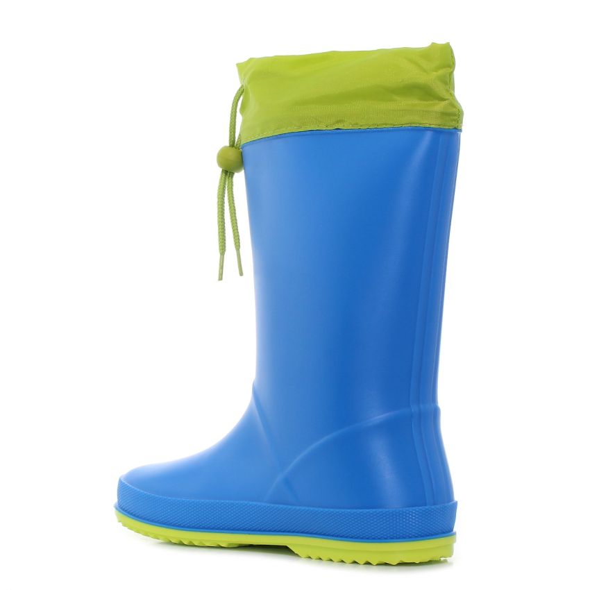 Coqui Rainy Collar kék gyerek gumicsizma