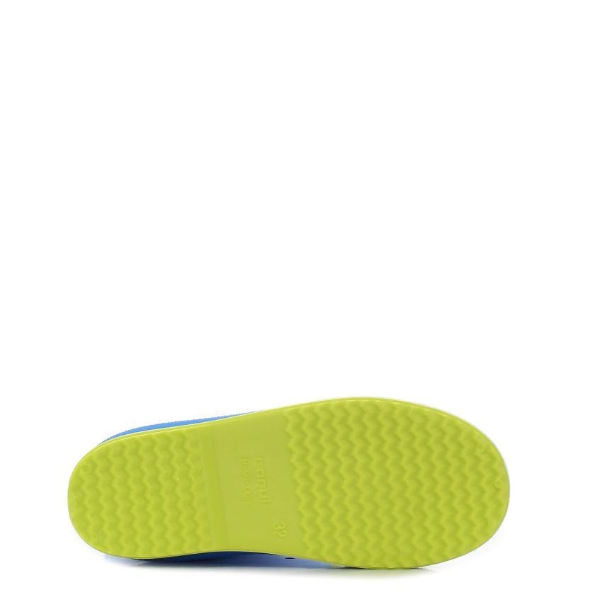 Coqui Rainy Collar kék gyerek gumicsizma