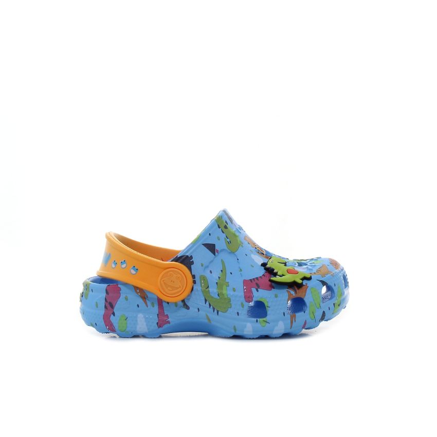 Coqui Little Frog kék baba papucs