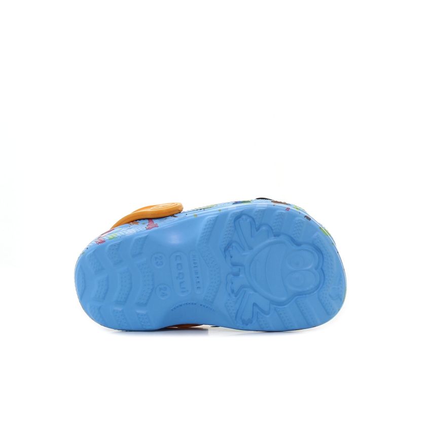 Coqui Little Frog kék baba papucs