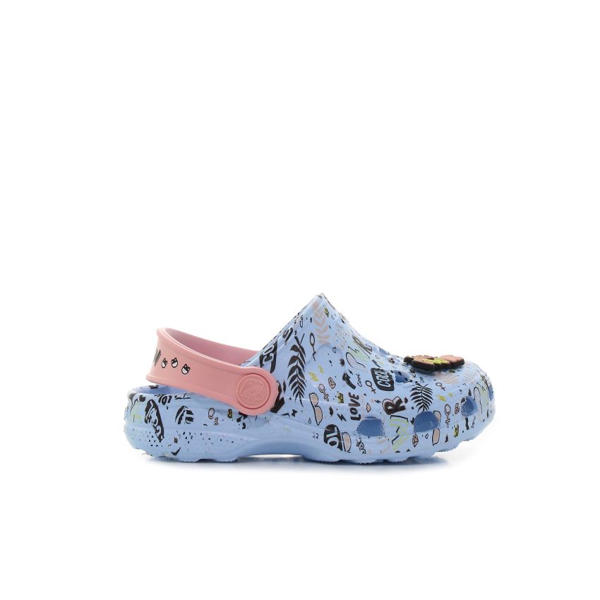 Coqui Little Frog kék baba papucs