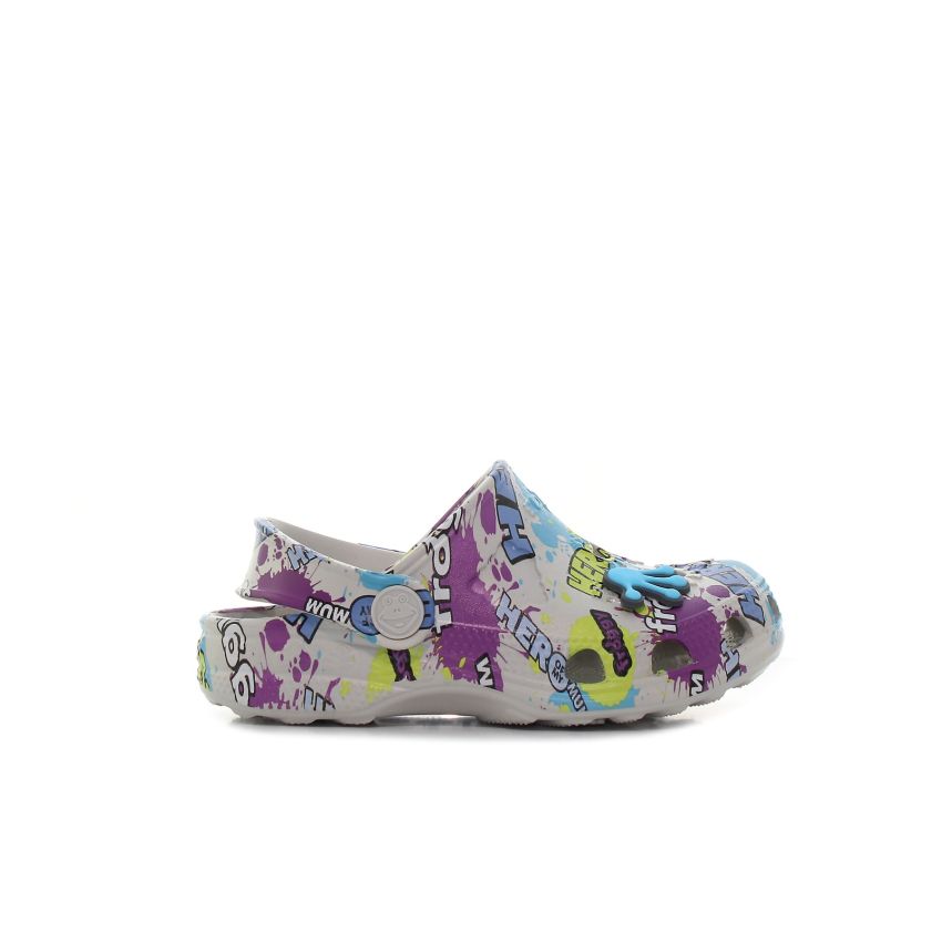 Coqui Little Frog szürke baba papucs