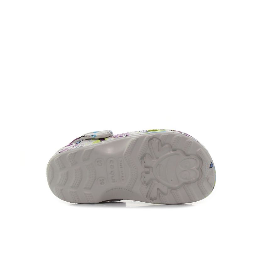 Coqui Little Frog szürke baba papucs