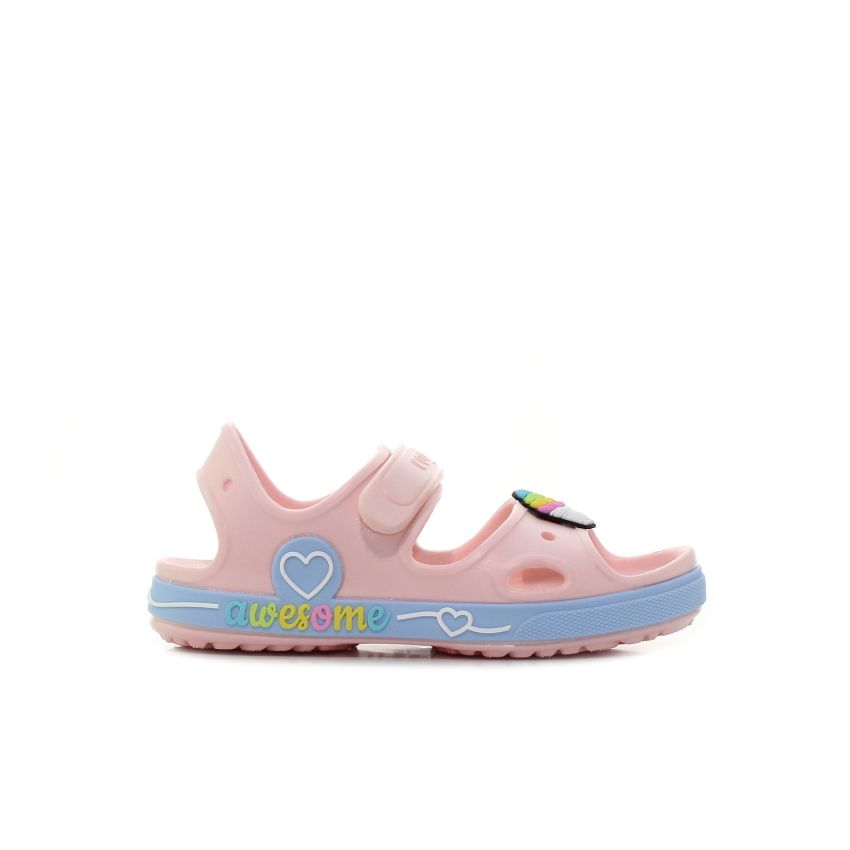 Coqui Yogi rózsaszín baba szandál