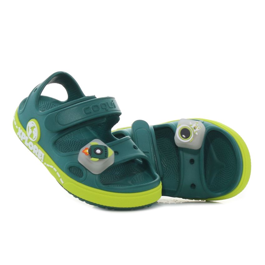 Coqui - Yogi zöld baba szandál